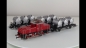 Preview: Märklin 2847 Rangierlok mit 3 Behälterwagen analog