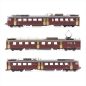 Preview: Piko 97258 Mirage mit grauem Dach 3tlg.-Set rot DCS