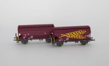 Aarevaleymodels 1614-200 SBB Getreidewagen Aehre 2er Set