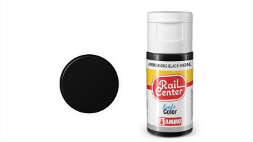 AMMO R-0002 Motorschwarz, Acrylfarbe 20 ml  (VE6)