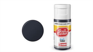 AMMO R-0005 Dunkelgrau, Acrylfarbe 20 ml  (VE6)