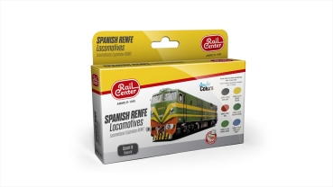 AMMO R-1000 Spanische Renfe-Lokomotiven, Epoche IV, Farb-Set