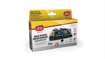 AMMO R-1007 Amerikanische Eisenbahngesellschaften, Farb-Set 1