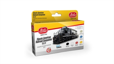 AMMO R-1024 Amerikanische Eisenbahngesellschaften, Farb-Set 6