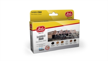 AMMO R-1032 Drehscheiben & Schuppen, Farb-Set