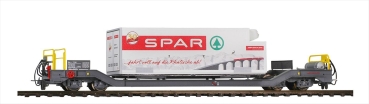 Bemo 2289110  RhB Sb-v 7730 mit Container "Spar Berge" 125 B