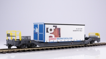 Bemo 2289161  RhB Sbk-v 7701 mit Planenbehälter 