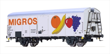 Brawa 37212 Kühlwagen UIC Standart 1 Migros der FS