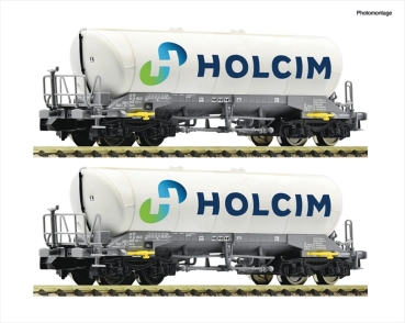 Fleischmann 6660047 2-tlg. Set: Silowagen, Holcim N/DC