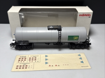 Märklin 4758 Kesselwagen BP 4 achsig grau