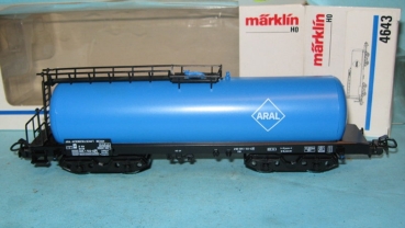 Märklin 4643 Kesselwagen ARAL 4 achsig blau
