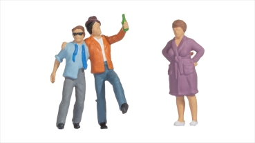 Preview: NOCH 16606 Funny-Scenes Saufbrüder