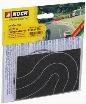Noch 34201  Universalkurve Asphalt 2 St.