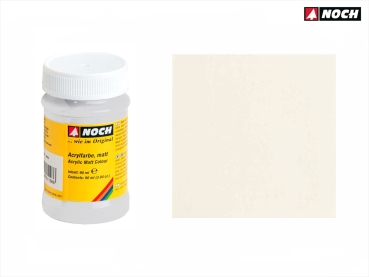Noch 61190  Acrylfarbe matt, weiss