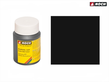 Noch 61197  Acrylfarbe matt, schwarz
