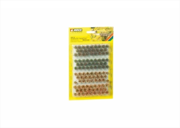 Noch 7012  Grasbüschel Wildblumen 52 Stück, 6 mm und 52 Stück, 9 mm
