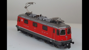 Preview: Hag 212 Re 4/4 rot Porrentury AC analog