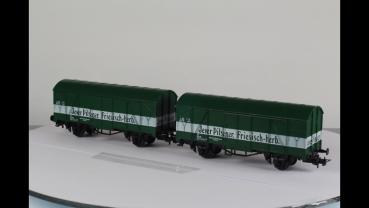 Liliput 22903 Güterwagen Set 2tlg. Jver Pislner DC