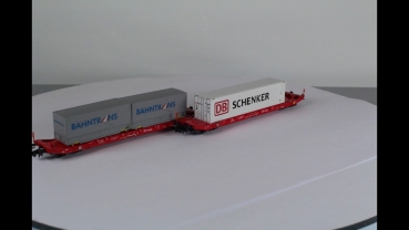 Hobbytrain 23760 Containerwagen Set 2tlg. SCHENKER