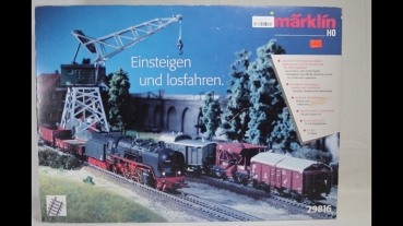 Märklim 29816 Delta Set mit Dampflok und Drehkran