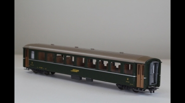 Preview: Bemo 3250 Personenwagen 2Klasse RHB B2362 grün 