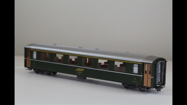Preview: Bemo 3252 Personenwagen 1 Klasse RHB A1226 grün 