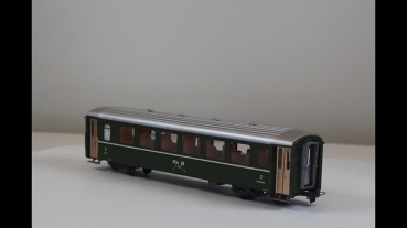 Preview: Bemo 3255104  Personenwagen 2Klasse RHB B2362 grün 