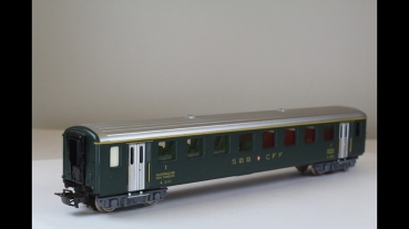 Preview: Hag 400-1 Personenwagen1Klasse mit erhabener Schrift SBB