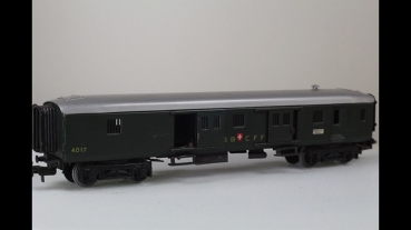 Märklin 4017-2 Postwagen Blech analog