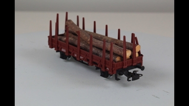 Märklin 4459 Rungenwagen beladen