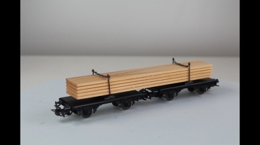 Preview: Märklin 4512 Langholzwagen mit Ladung AC