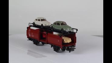 Märklin 4613 Autotransportwagen Guss mit Auto AC