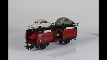 Märklin 4613 Autotransportwagen Guss mit Auto AC