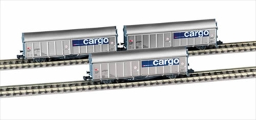 Fleischmann 837301  3tlg. Schiebewandwagen Set N Carco