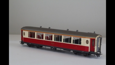 Preview: Bemo A-1143 Salonwagen 1 Klasse rot/ beige