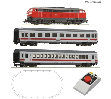 Roco 5100016 Analog Start Set: Diesellokomotive BR 218 (GEOLINE)