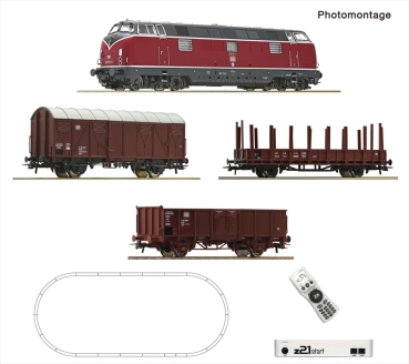 Roco 5110008 z21 Set BR 221 + Güterzug DB