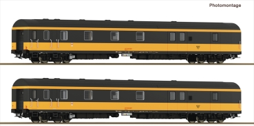 Roco 6200188 2er Set Bahnpostwagen ÖBB gelb