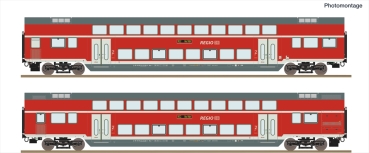 Roco 6220249 2-tlg. Set: Doppelstockwagen