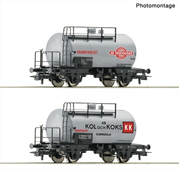 Roco 6600193 2er Set Kesselwagen SJ