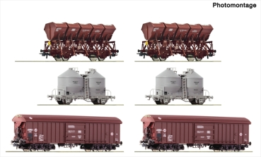 Roco 6600329 Display: Rangierbahnhof/Schüttgut 6-tlg. Display