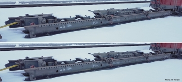 Roco 6640007 2-tlg. Set: Schmalspur-Rollwagen