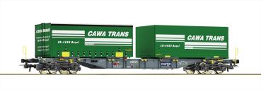 Roco 76949 Containertragwagen+Cawa Trans