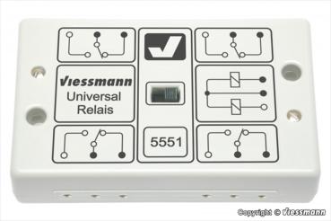 Viessmann 5551  Universal Relais 1x4UM