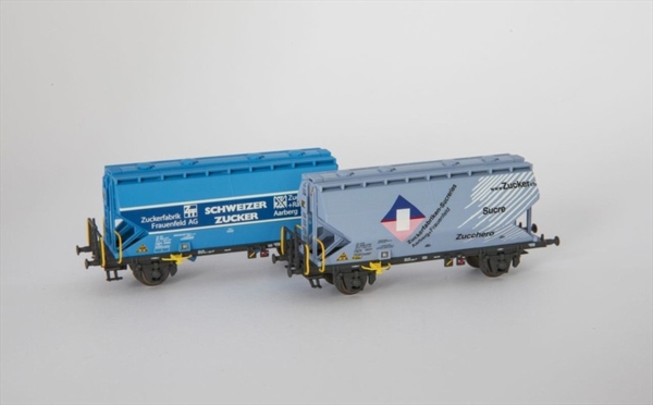 Aare Valley Models1655-500 SBB Zuckerwagenset blau