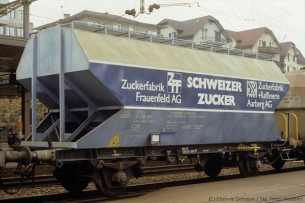 Aare Valley Models1655-500 SBB Zuckerwagenset blau