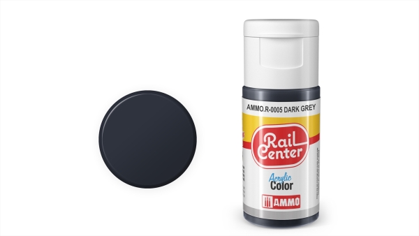 AMMO R-0005 Dunkelgrau, Acrylfarbe 20 ml  (VE6)