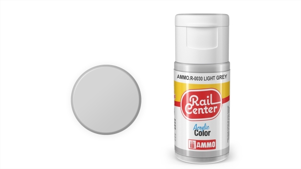 AMMO R-0030 Hellgrau, Acrylfarbe 20 ml  (VE6)