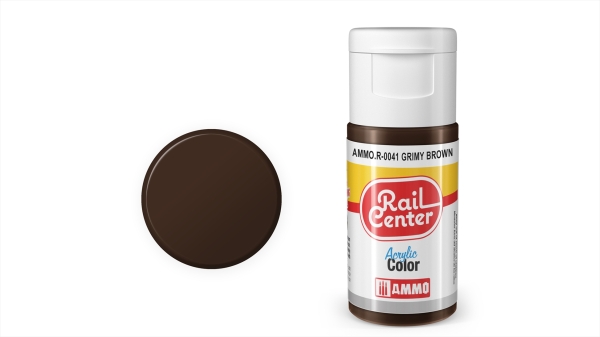 AMMO R-0041 Dunkelbraun, Acrylfarbe 20 ml  (VE6)
