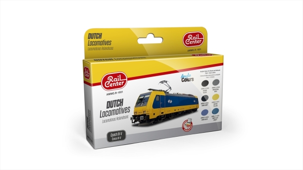 AMMO R-1001 Niederländische Lokomotiven, Farb-Set
